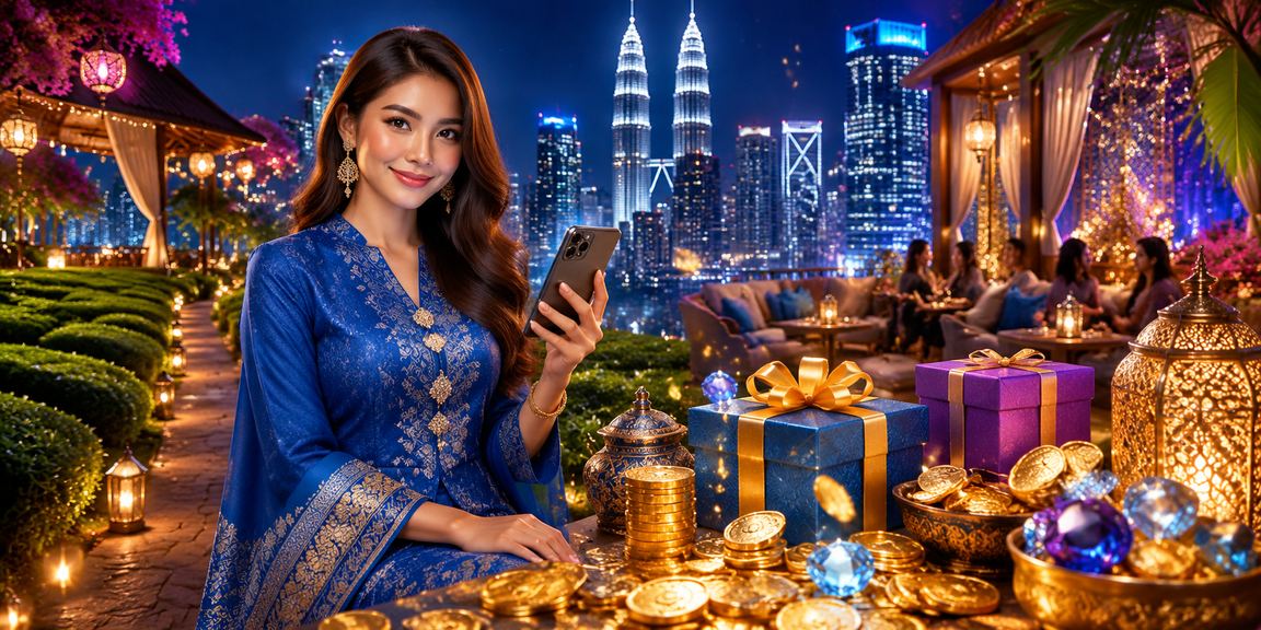 Permainan kad kasino dengan latar pemandangan Petaling Jaya